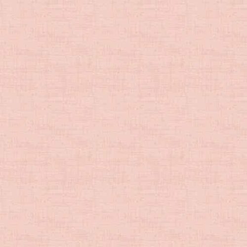 Pale Pink Linen Texture Makower.   Effen rose stof in linnenlook. Quiltstof, 100% katoen