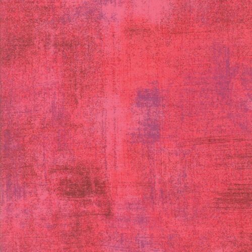 Quiltstof van Basic grey, bijna effen levendige rood-rose-paarse grunge. Quiltstof, 100% katoen,