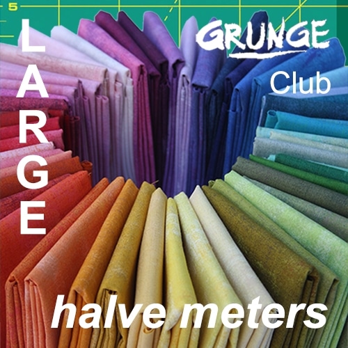 uitlokken Aanpassingsvermogen Duur Grunge Club - Large (stoffenclub halve meter inclusief verzendkosten) -  Quiltkompas