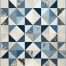 Gratis quilt patroon ontworpen voor de Blue Sky-collectie van Makower door Edyta Sitar van Laundry Basket.