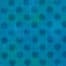 Turquoise moderne quilt stof met stippen Grunge Hits the Spot