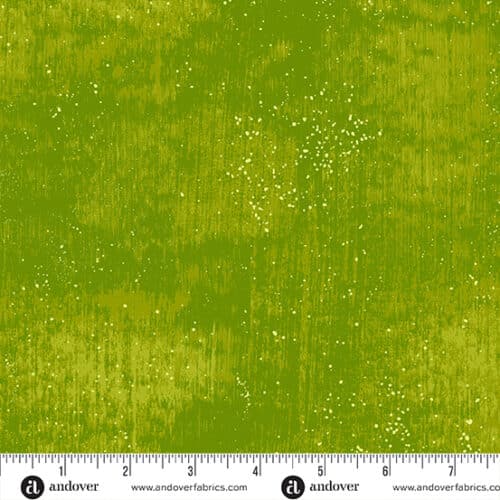 830G3 Artichoke, collectie Glaze van ontwerper Libs Elliott voor Andover. Helder groene bijna effen quiltstof, 100% katoen