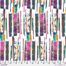 Melodic line van ontwerper E Bond voor Free Spirit, collectie Lineage. Moderne quiltstof met veelkleurige blokken op witte achtergrond
